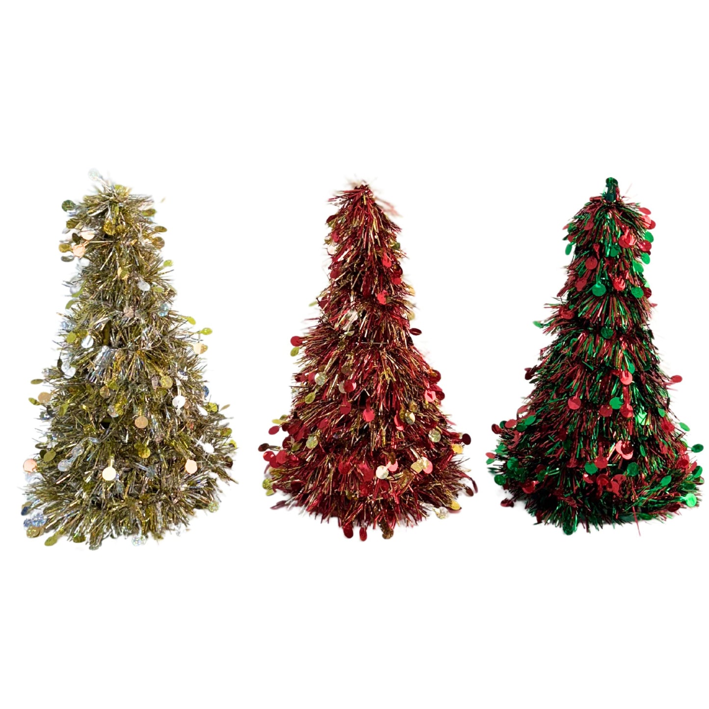 Christmas Decor Mini Tinsel Tree