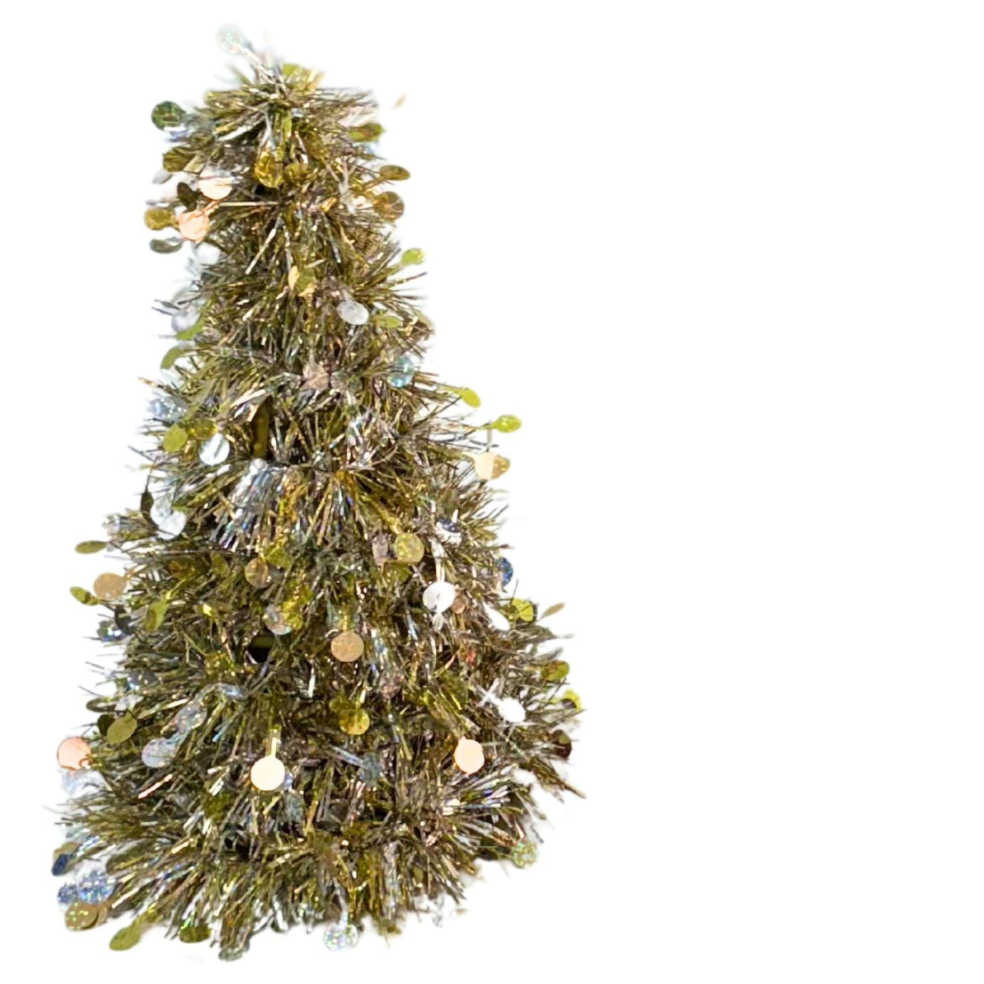 Christmas Decor Mini Tinsel Tree