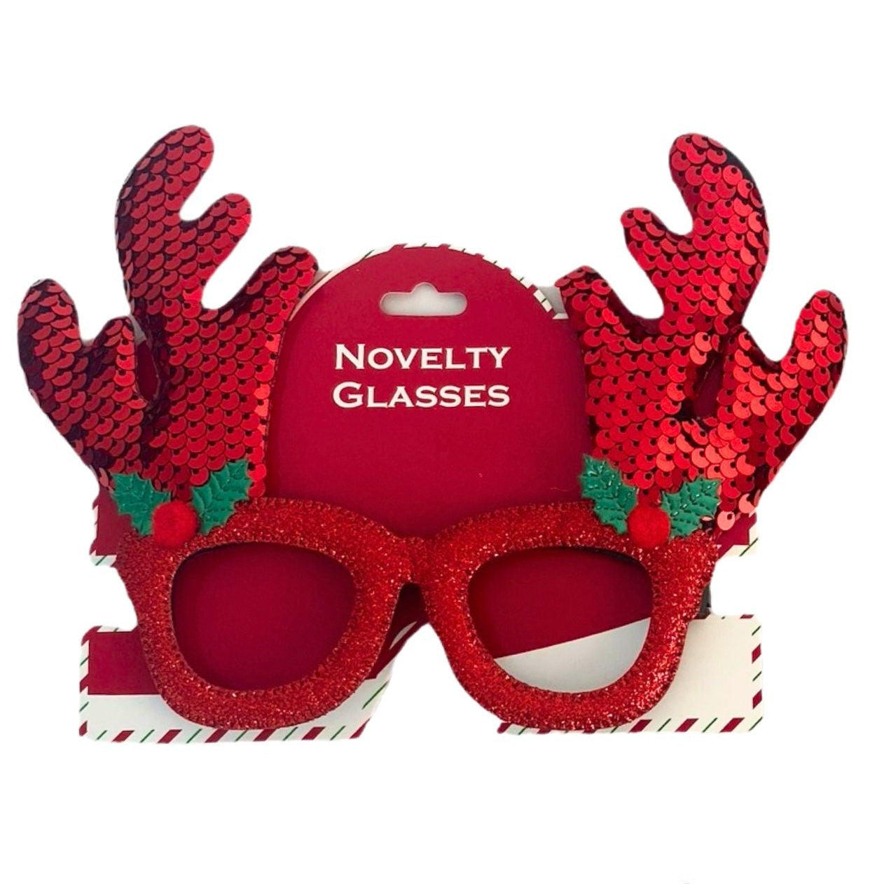 Christmas Sequin Glasses
