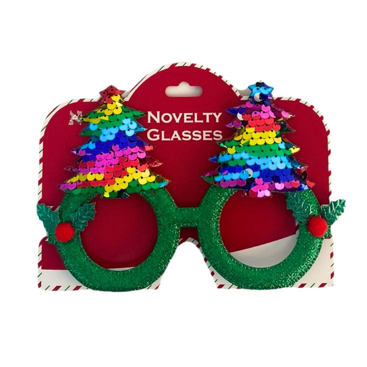 Christmas Sequin Glasses