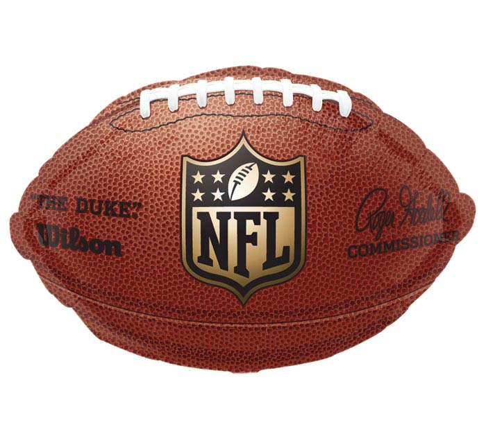 18" NFL Football Mylar