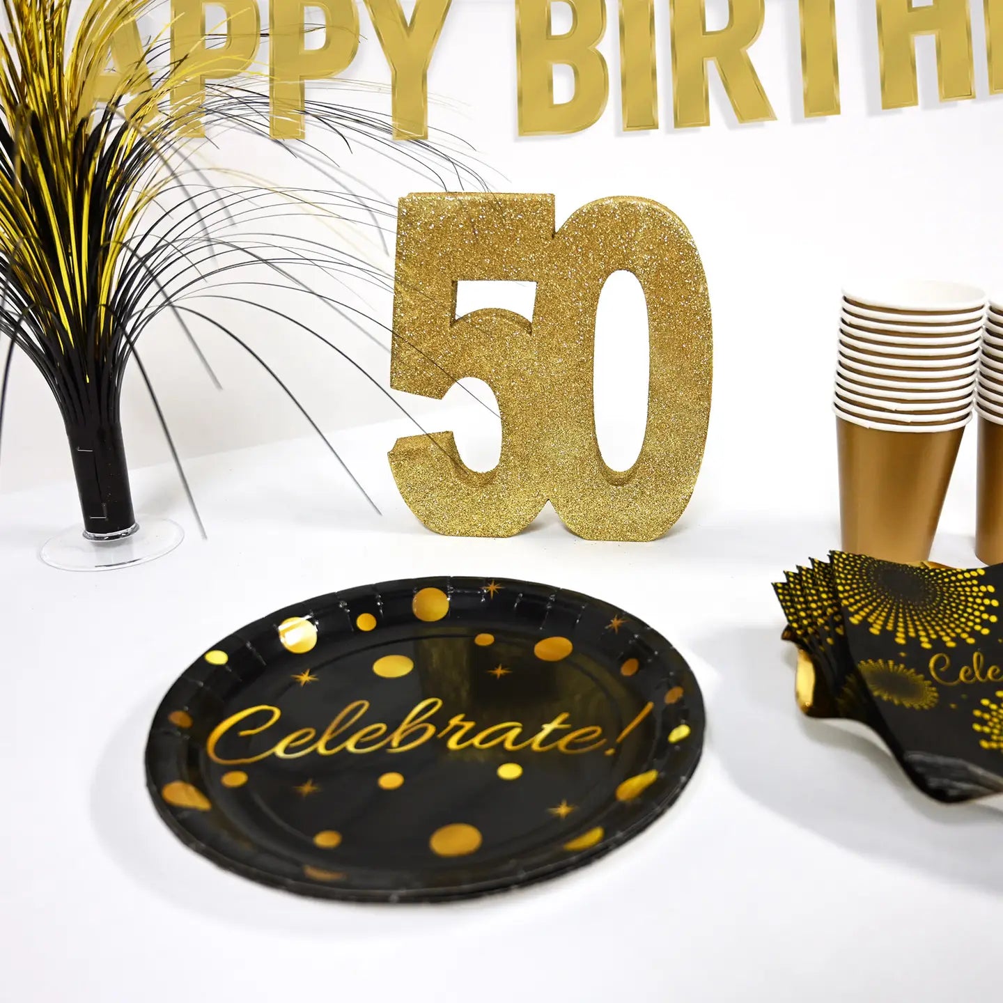 3-D Glittered Centerpiece - 50