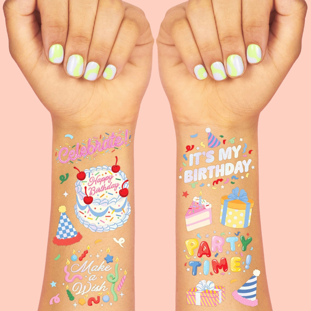 Let's Party Temporary Tattoos