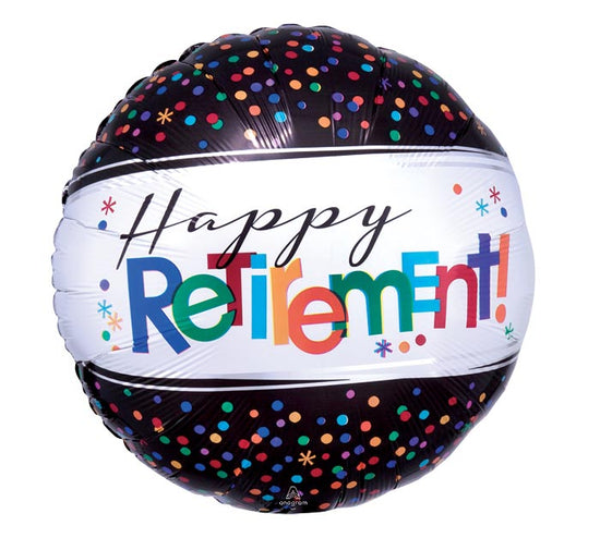 17" Happy Retirement Mylar