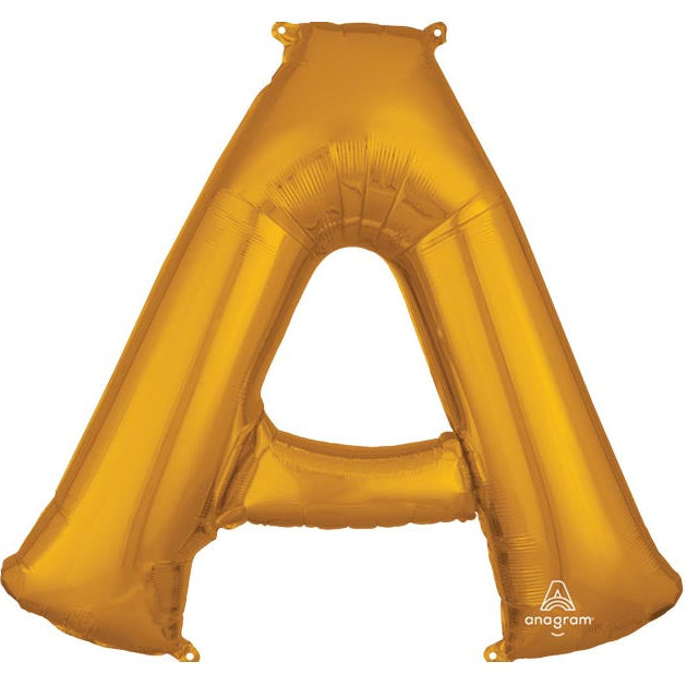 33" Gold Mylar Letters