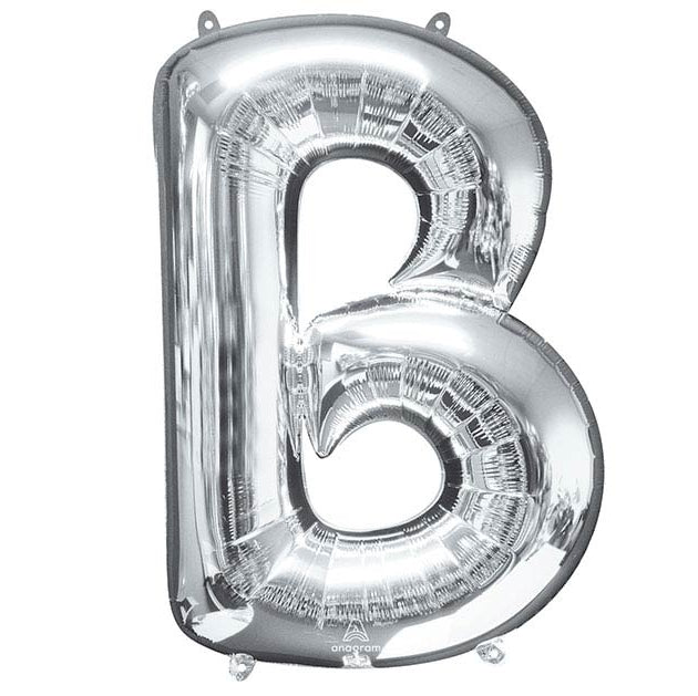 34" Silver Mylar Letters