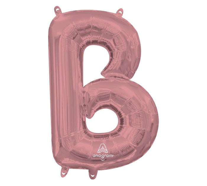 34" Rose Gold Mylar Letters