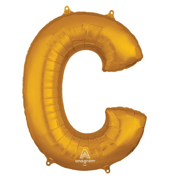 33" Gold Mylar Letters