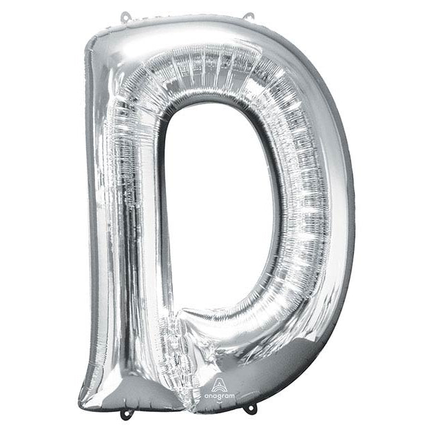 34" Silver Mylar Letters
