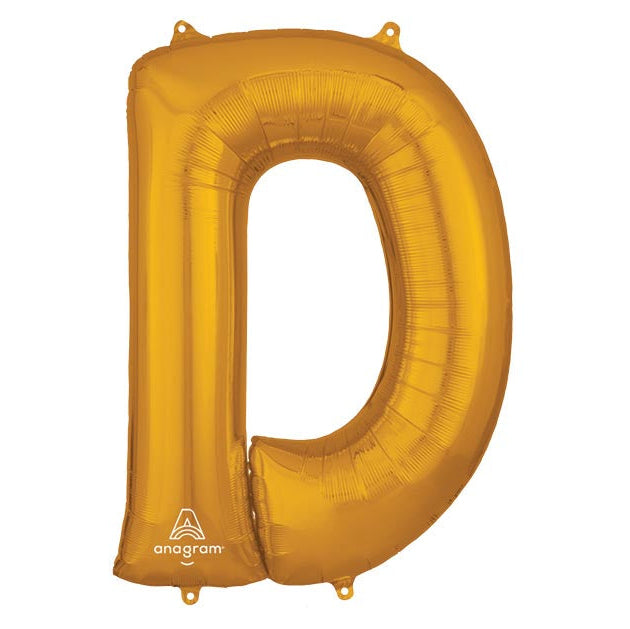 33" Gold Mylar Letters