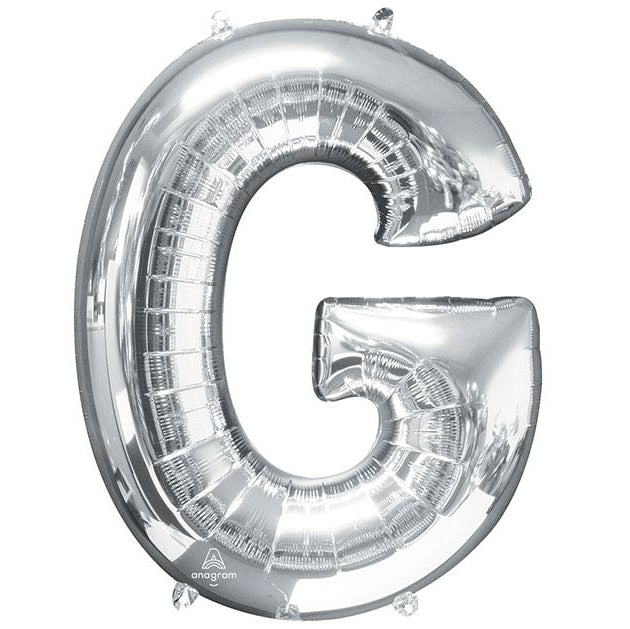 34" Silver Mylar Letters