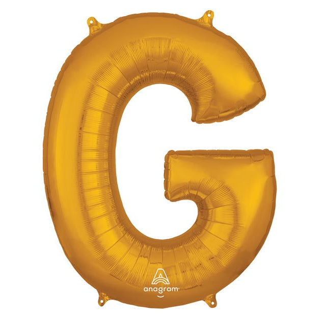 33" Gold Mylar Letters