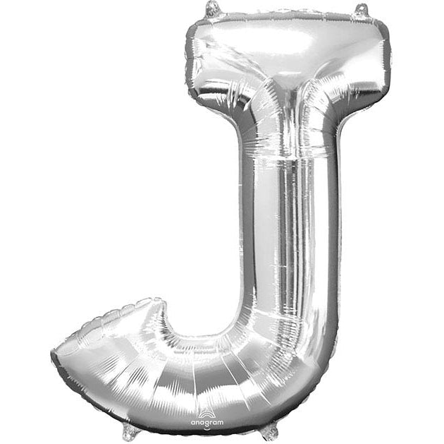 34" Silver Mylar Letters