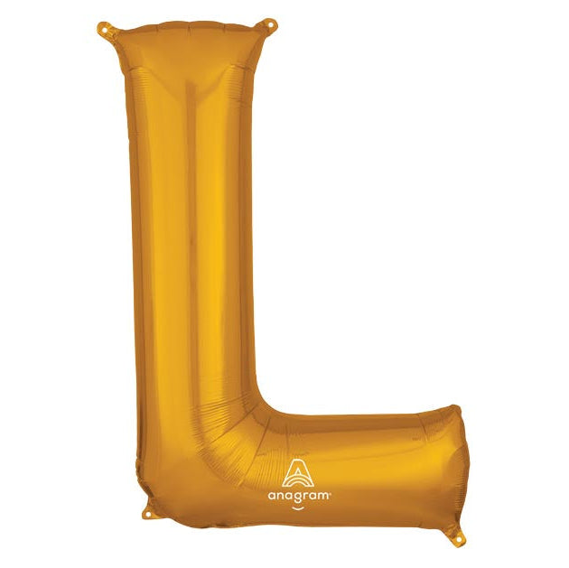 33" Gold Mylar Letters