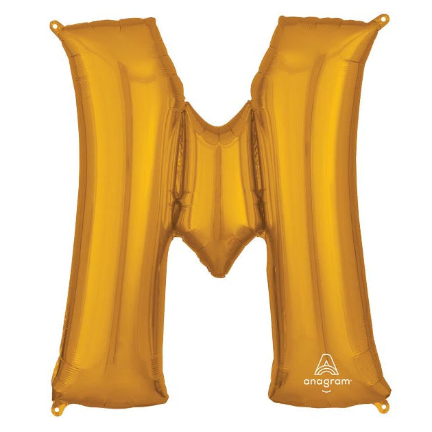 33" Gold Mylar Letters
