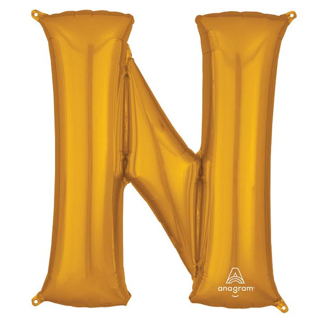 33" Gold Mylar Letters