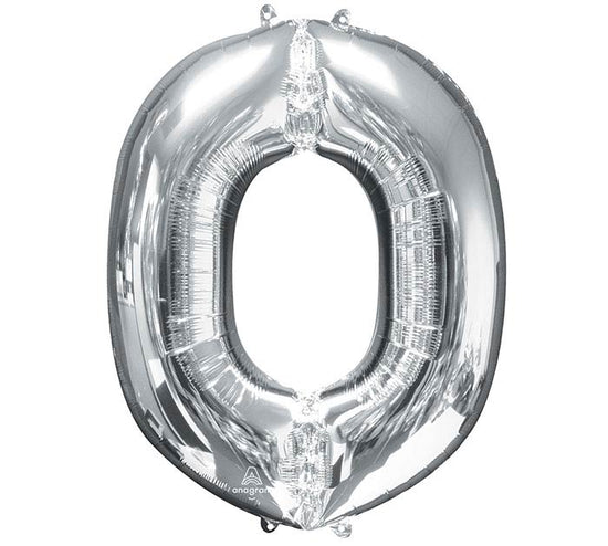 34" Silver Mylar Letter