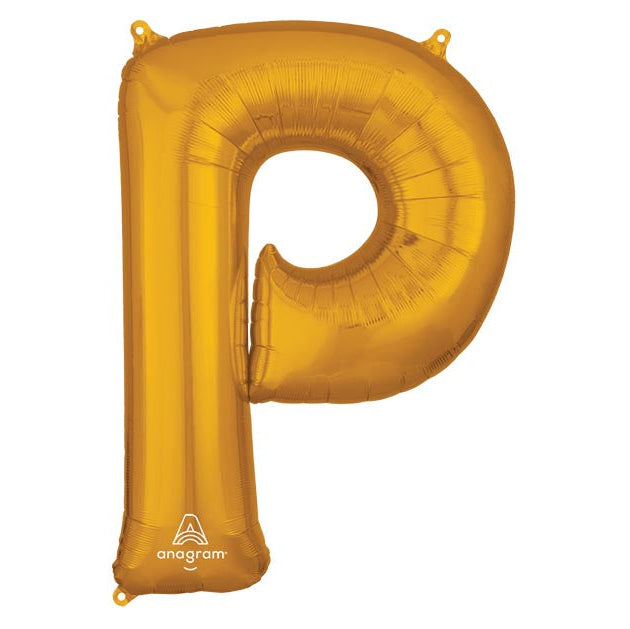 33" Gold Mylar Letters