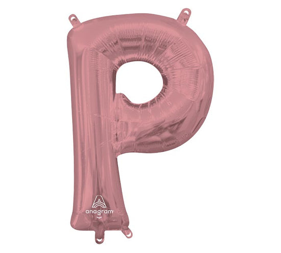 34" Rose Gold Mylar Letters