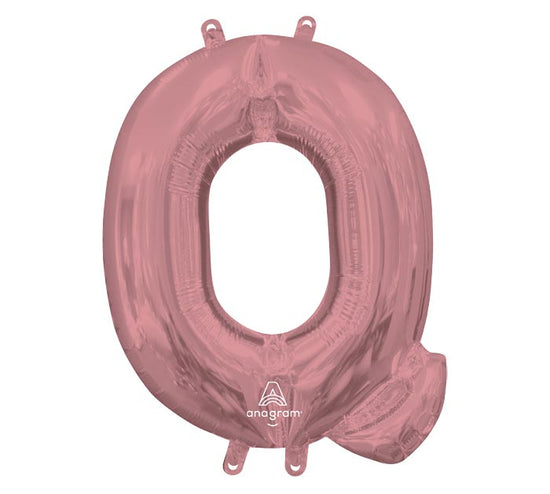 34" Rose Gold Mylar Letters