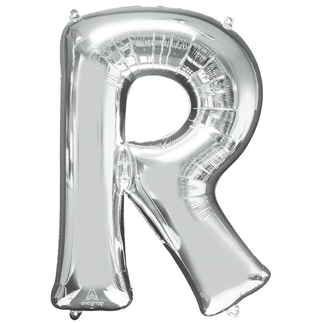 34" Silver Mylar Letters