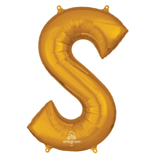 33" Gold Mylar Letters