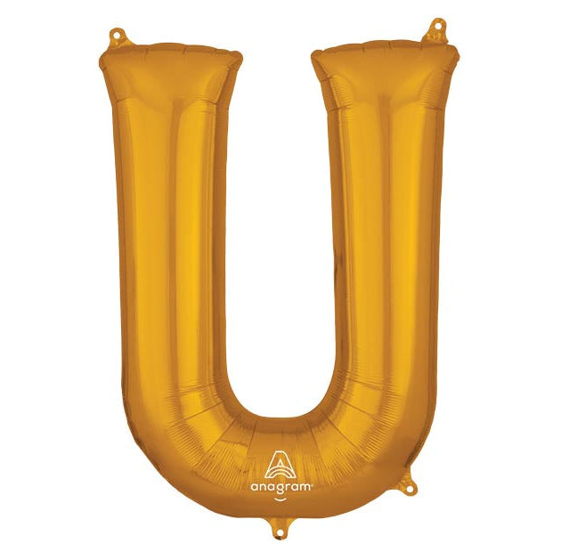 33" Gold Mylar Letters