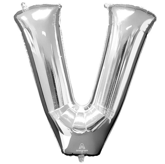 34" Silver Mylar Letters