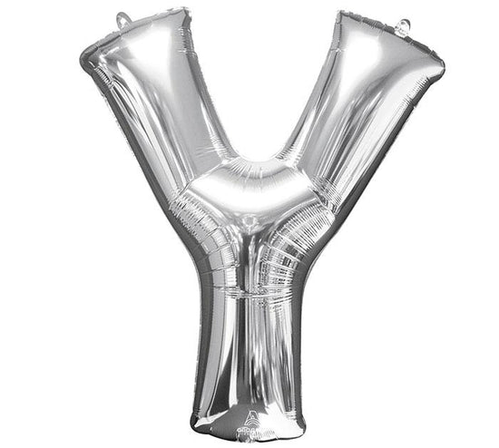 34" Silver Mylar Letter
