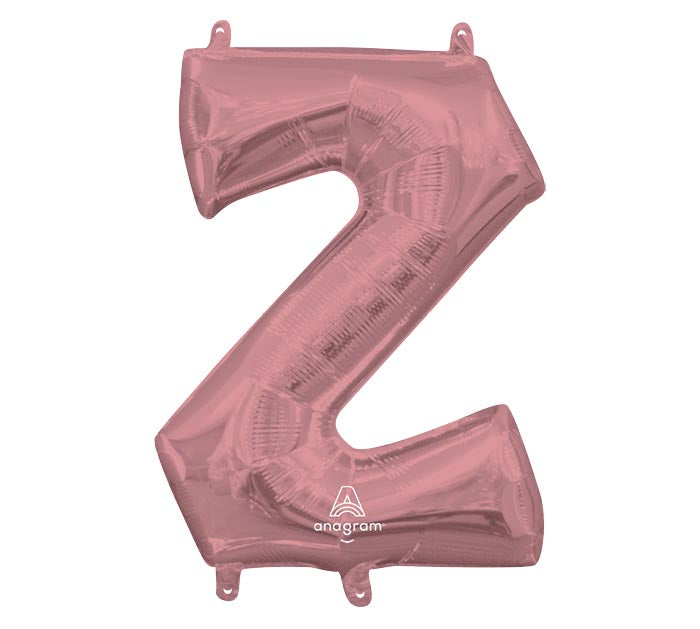 34" Rose Gold Mylar Letters