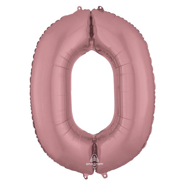 34" Pink Mylar Numbers