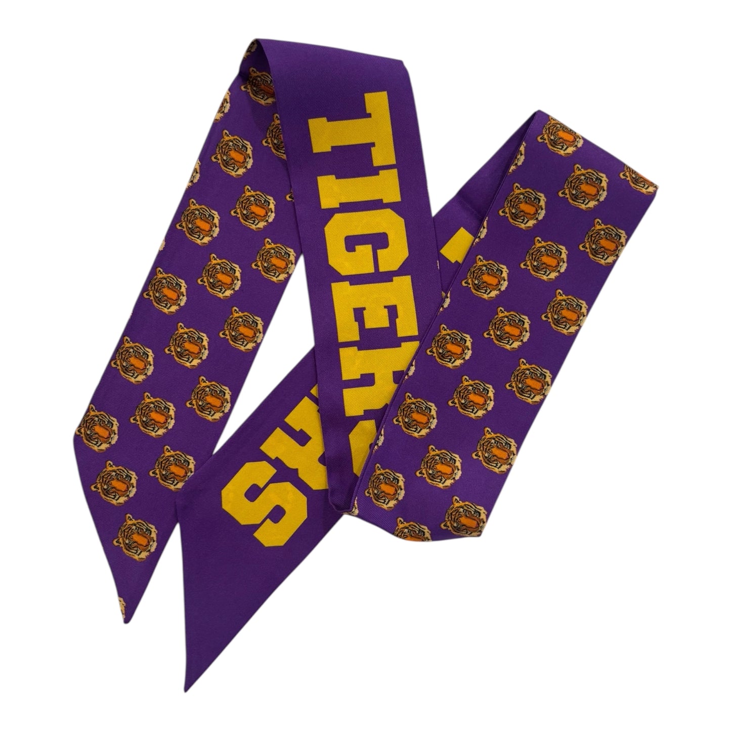 LSU Silk Twilly