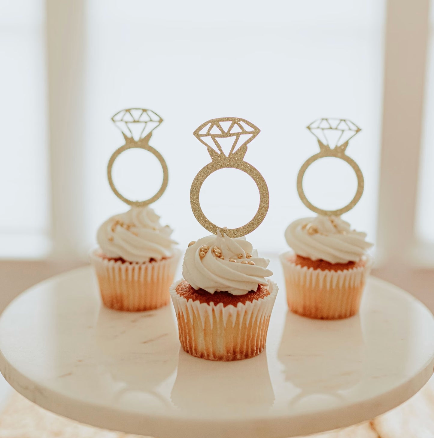 Ring Cupcake Toppers