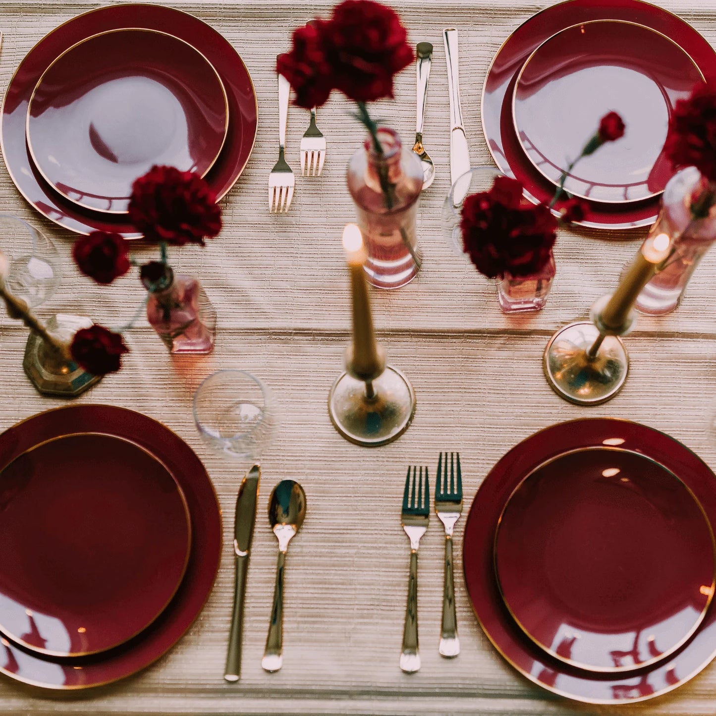 Exquisite Gold Plastic Forks