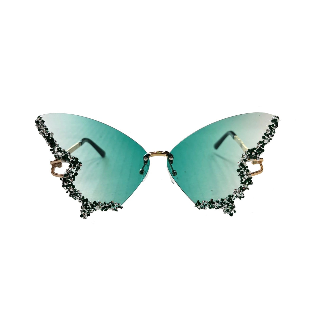 Butterfly Rhinestone Sunglasses