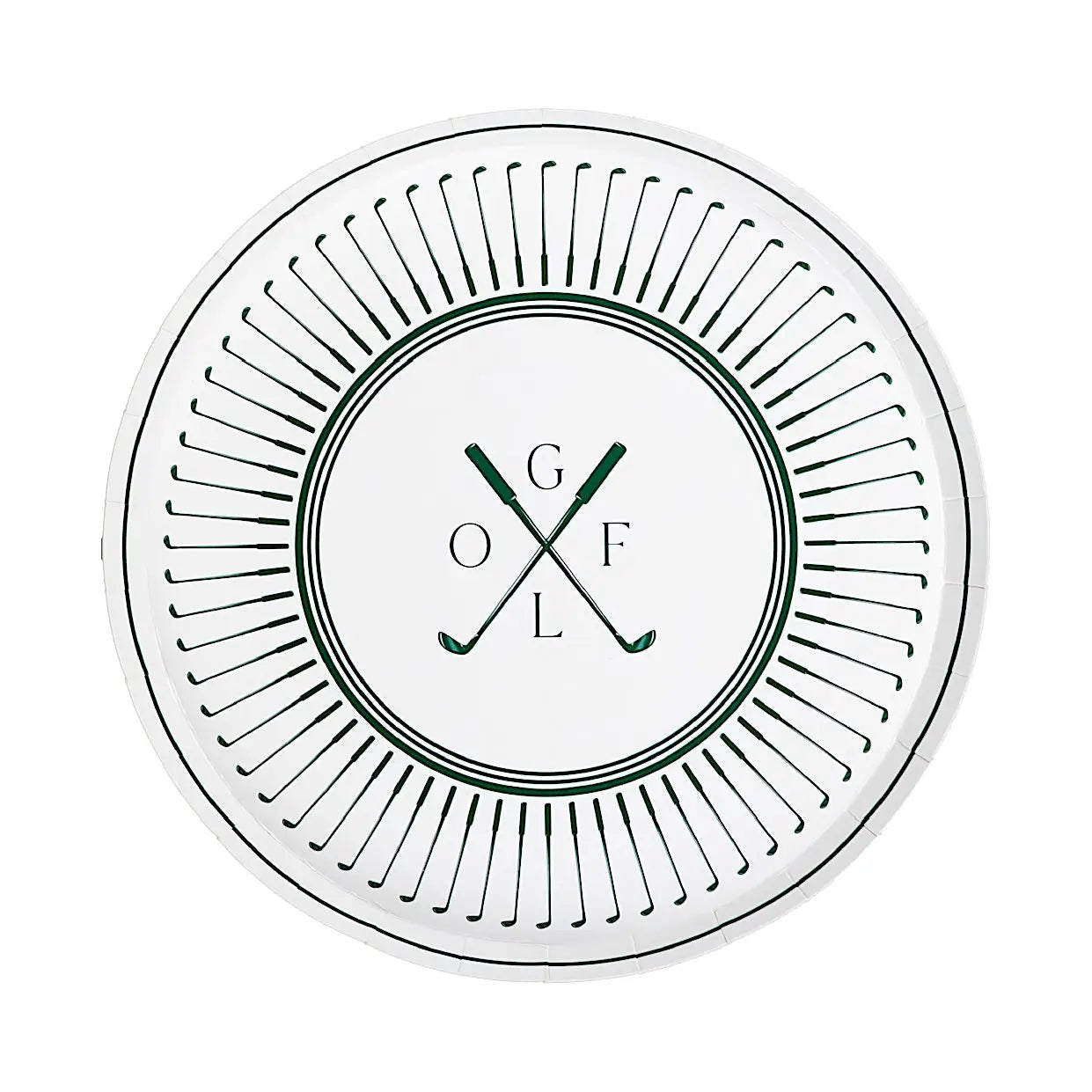 Golf Dessert Plates