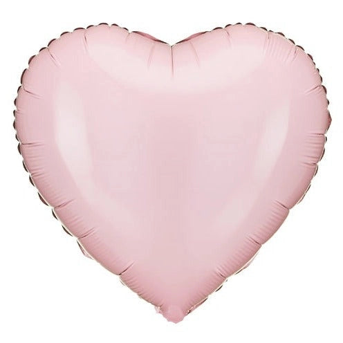 18" Light Pink Heart Mylar