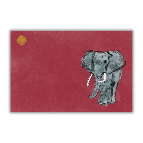 Crimson Elephant Placemats