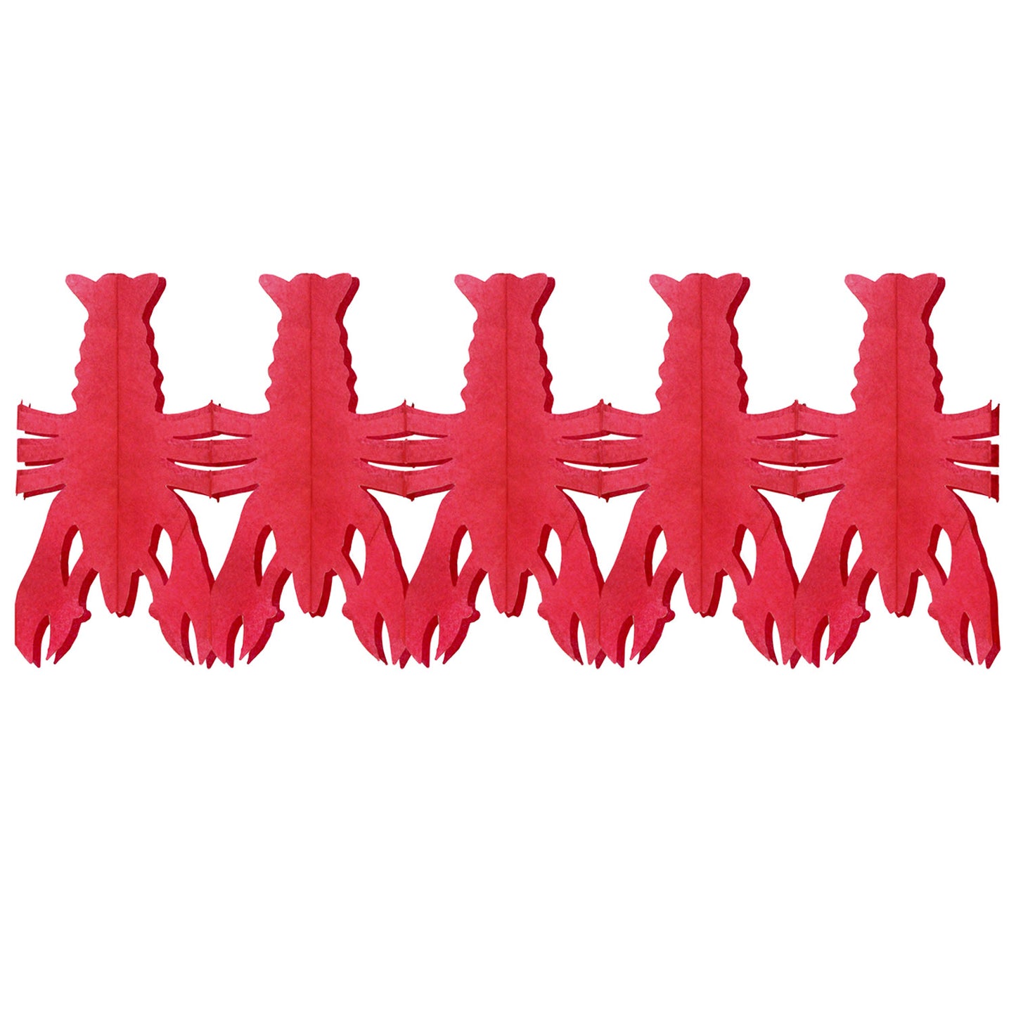 Crawfish Tissue Paper Garland