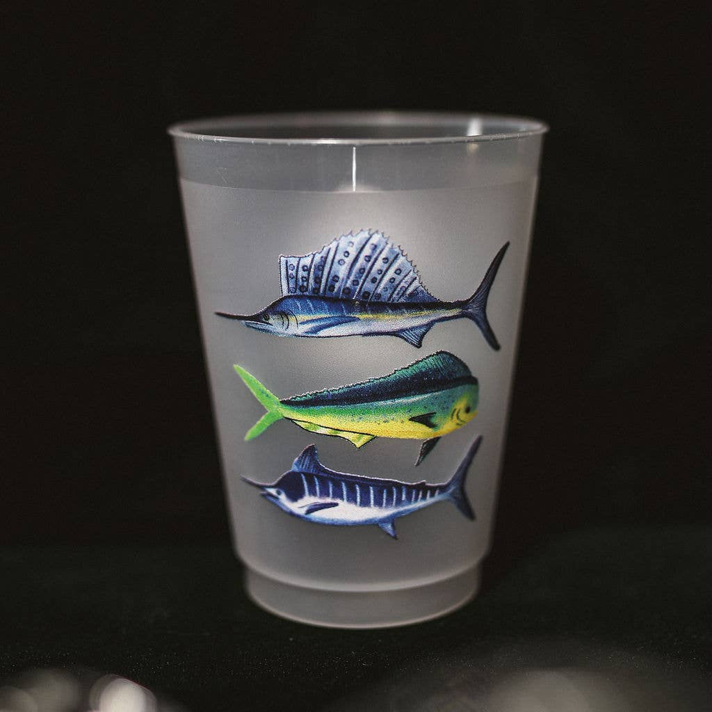 Sport Fish Frosted Cups