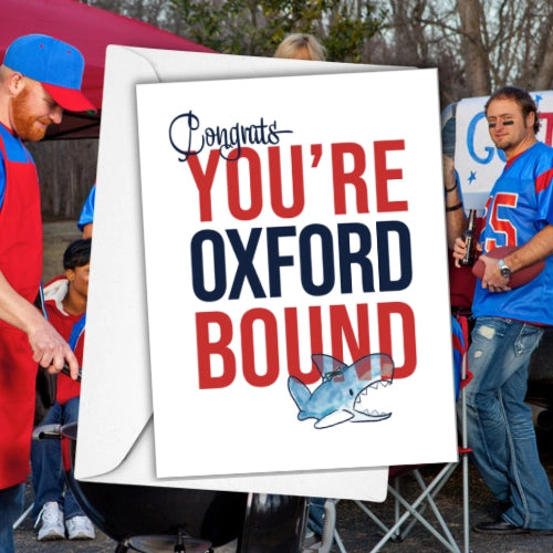 Oxford Bound Greeting Card