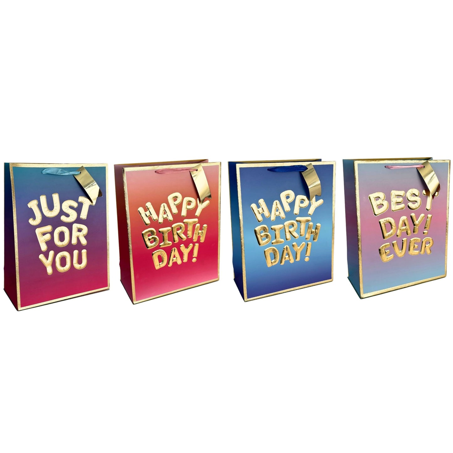 Embossed Birthday Large Gift Bags