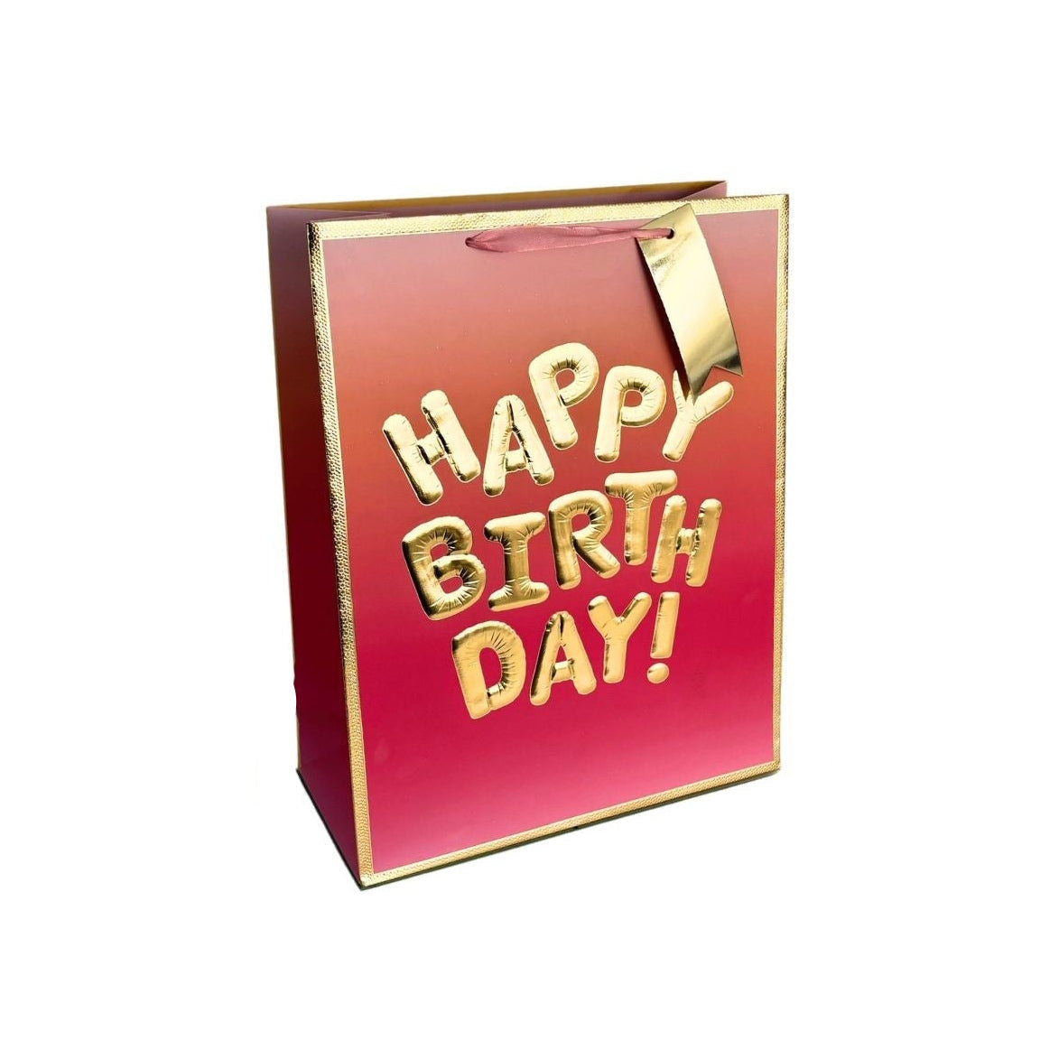 Embossed Birthday Large Gift Bags