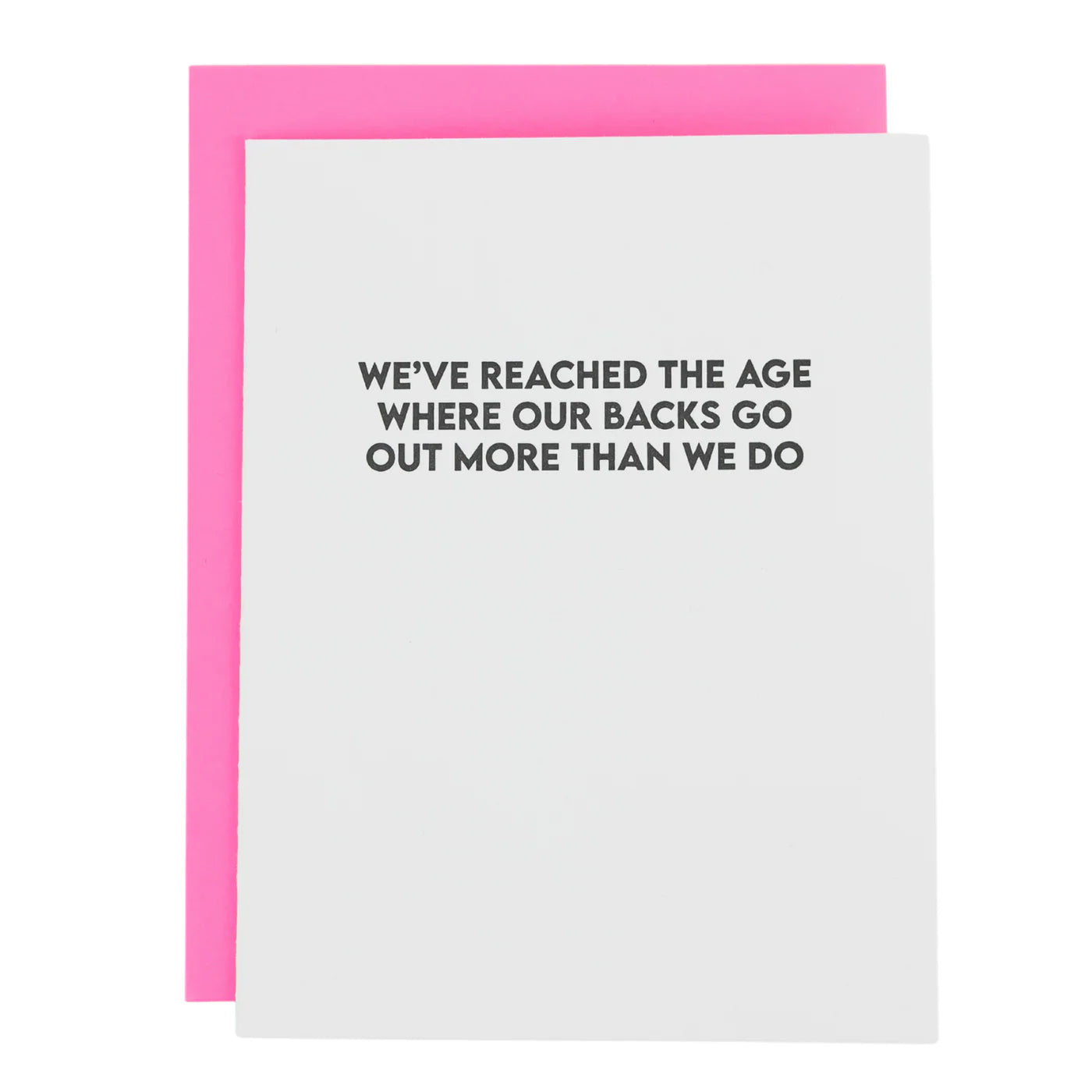 We've Reached the Age Card