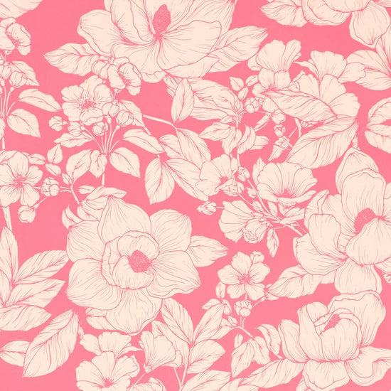 Two Toned Pink Floral Wrapping Paper