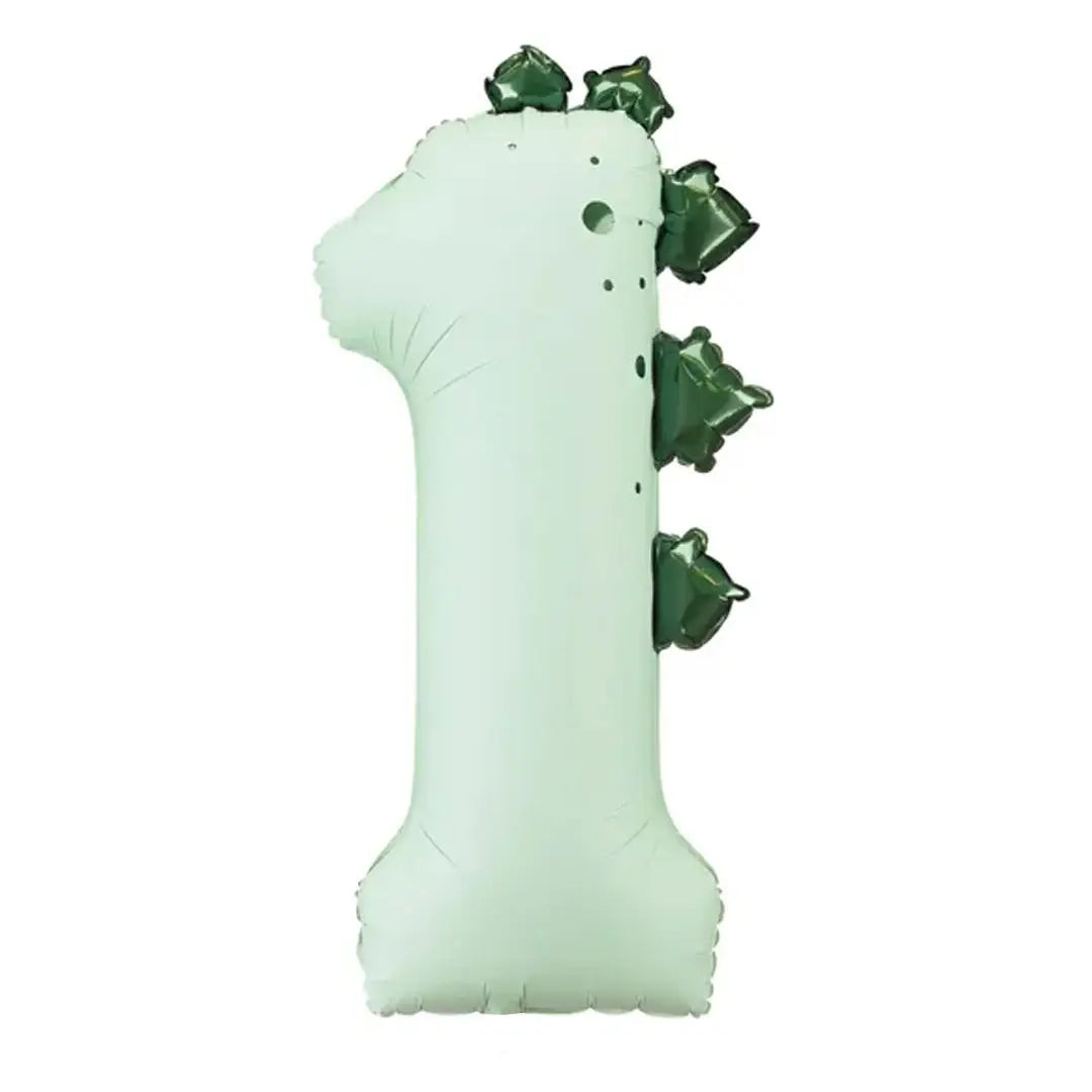 36" Dinosaur Number Mylar Balloons