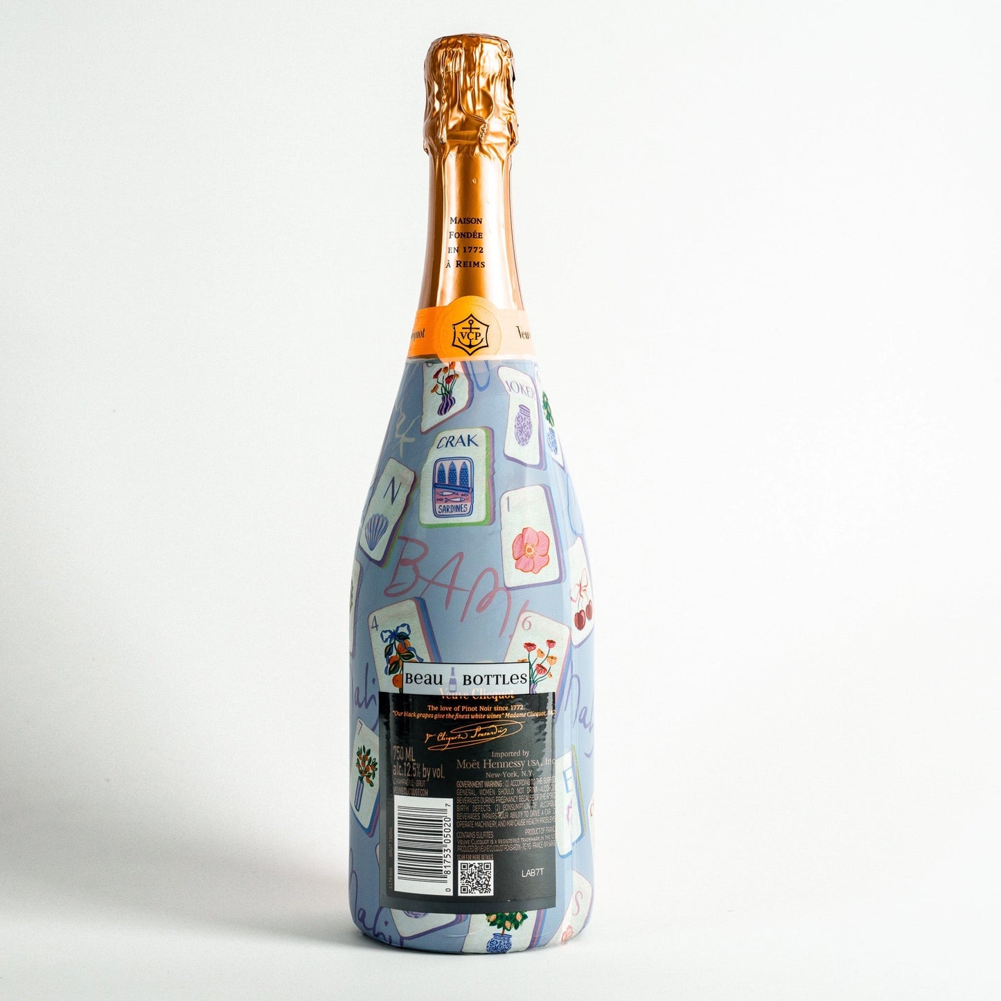 Beau Bottles Pastel Blue Mahjong - Veuve Edition