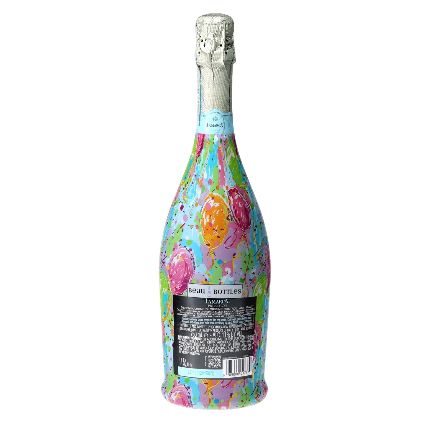 Beau Bottles Happy Birthday Balloons - La Marca Edition