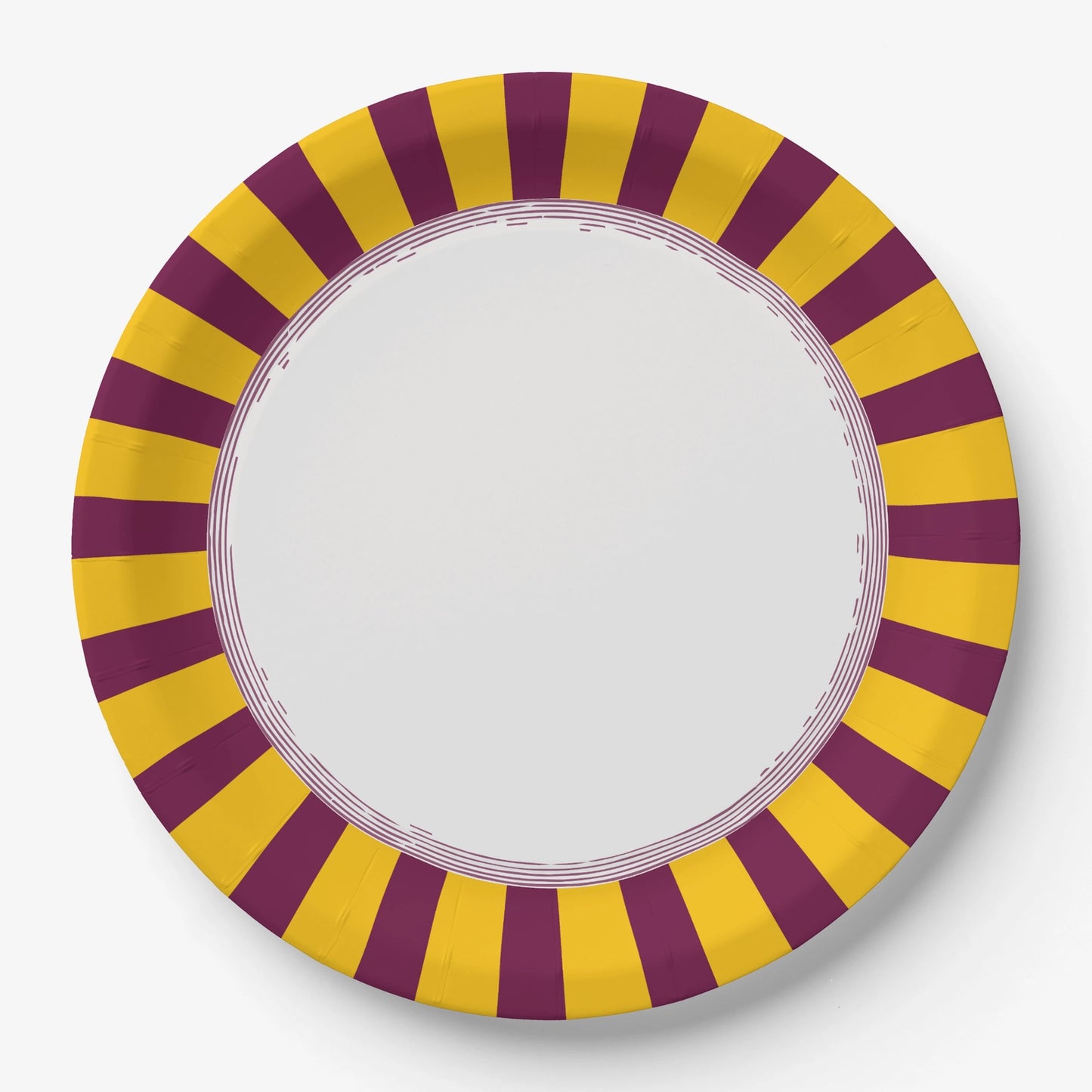 Marigold Radial Stripe Dinner Plate