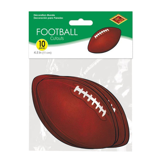 Mini Football Cutouts